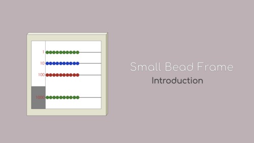 Preview of Montessori Small Bead Frame Introduction Presentation