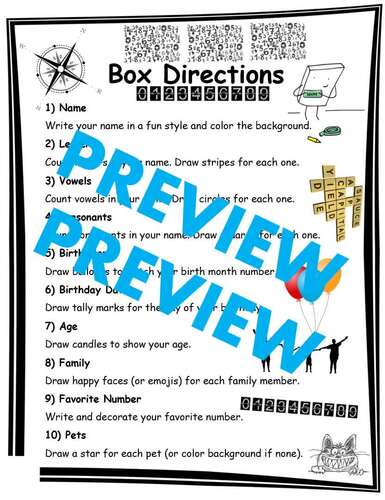 All Math About Me Pennant Back to School Bulletin Board | All About Me ...