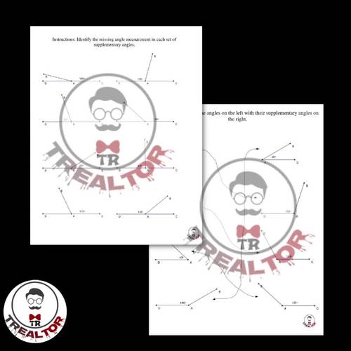 dollar deal 7th grade math supplementary angles worksheets pdf and easel