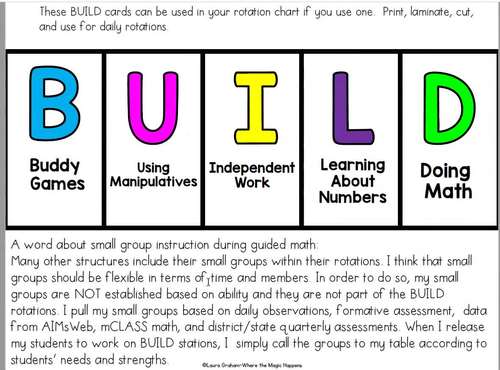 Math Centers for Kindergarten SEPTEMBER - Based on BUILD | TPT