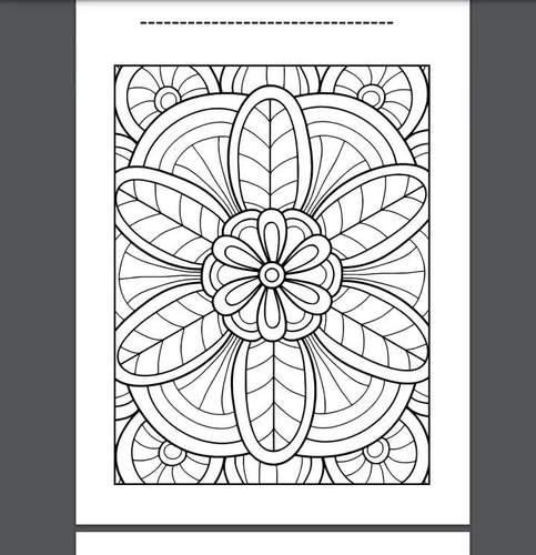 Mandala Coloring Pages: Adults and Kids Patterns Coloring Book, 50 Pages