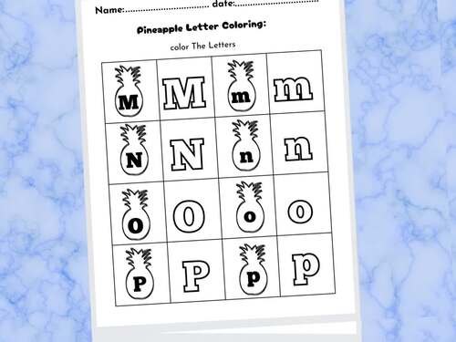 Spring Letter Coloring Pages for Kindergarten | Alphabet Practice ...