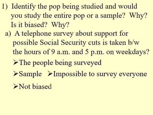 Biased and Unbiased Sampling by Math PowerPoint Lessons | TpT