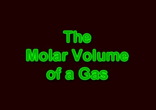 Preview of Chemistry Lab Video - Molar Volume of a Gas (w/ Answer Key)