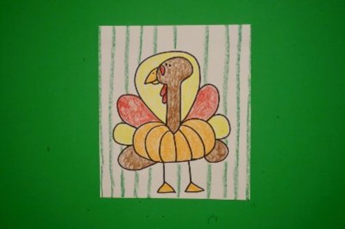 Preview of Let's Draw a Pumpkin Belly Turkey 4 Thanksgiving!