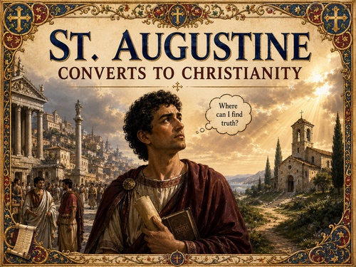 Preview of Saint Augustine: A Life Changed by Grace (History Song)