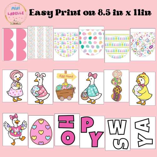 Spring Easter Bulletin Board Kit | Silly Goose Classroom Decor by ...