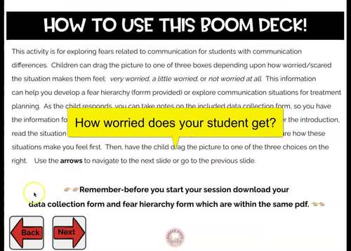 BOOM™ Rating Communication Situations Fluency Selective Mutism