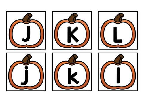El Alfabeto Matching Cards | Halloween Activity by E is for Erica