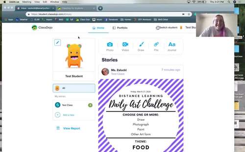 Preview of Introduction to Using Class Dojo ***Remote Distance Learning