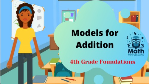 Preview of Representing Addition with Models, Video Lesson and Materials