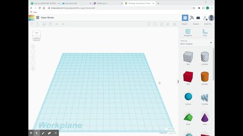 Preview of Tinker CAD Basics - Editing Sizes