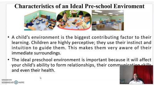 Preview of Characteristics of an Ideal Pre-school Environment