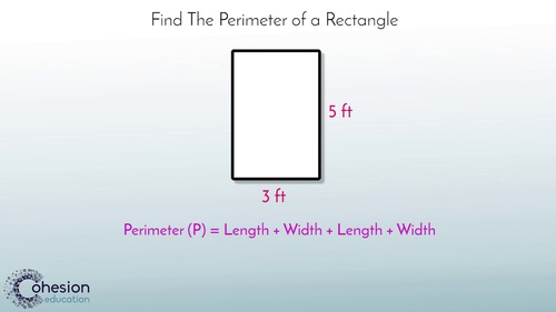 Preview of Find the Perimeter of a Rectangle