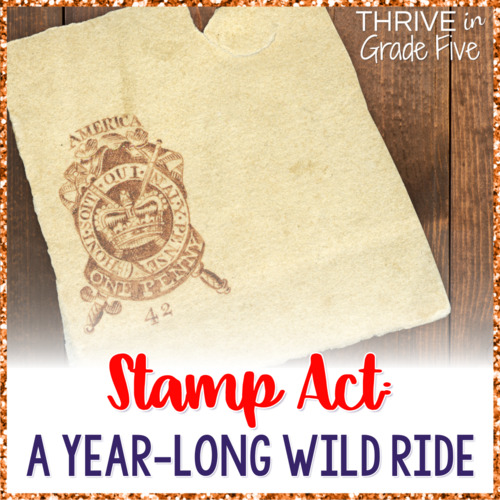 Preview of Stamp Act of 1765: Video, Printables, & Slides