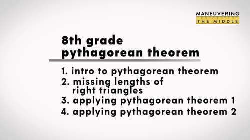 Pythagorean Theorem Digital Math Activity Bundle | 8th Grade Google Slides