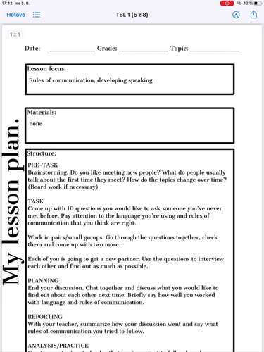 ESL Lesson plans Bundle | 5 Task based lessons by DominikaR | TpT