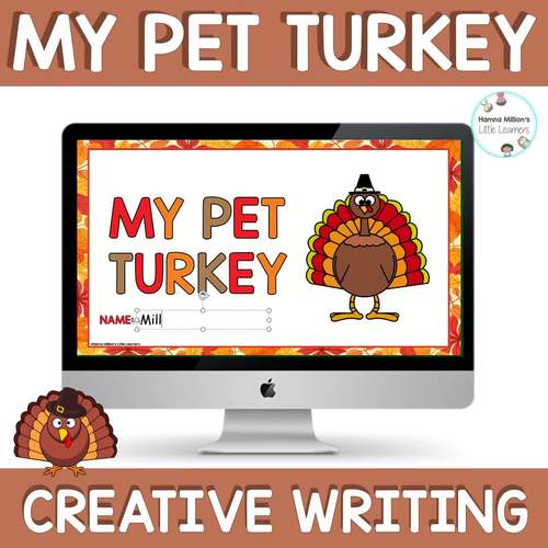 My Pet Turkey Creative Writing Digital & Printable TpT