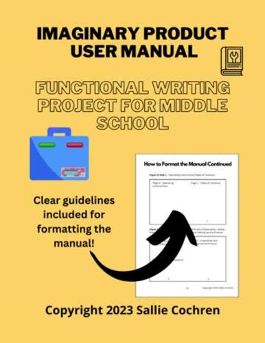 Imaginary Product User Manual (Functional Writing Project for Middle ...