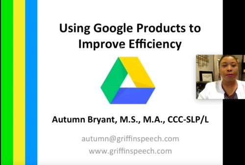 Preview of Using Google Products to Improve Efficiency