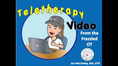 Preview of How to do TELETHERAPY or DISTANCE LEARNING Fine Motor and Handwriting Activities