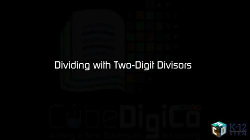 Preview of Division with 2-digit divisors - High quality HD Animated Video - eLearning