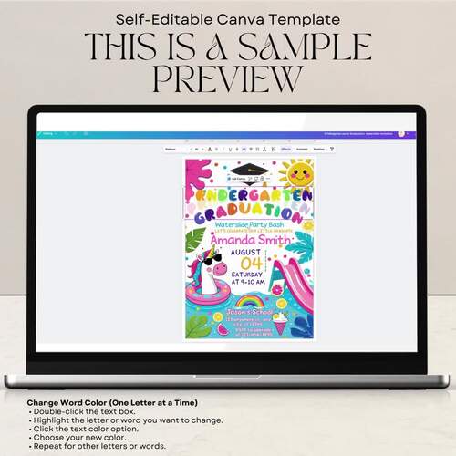 Talent Show Flyer Template | Editable Poster | School Showcase Event ...