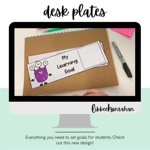 Classroom Desk Plates by Teacher Planning Resources TPT