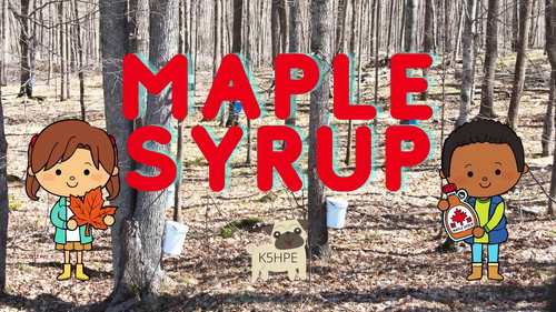 Preview of Maple Syrup Sight Word Reader, Vocabulary, Early Literacy, Video and Slides