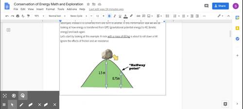 Potential and Kinetic Energy Asynchronous Distance Learning Pack