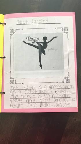 Dance Scrapbook Culminating Performance Task by The Tiny Things in Life ED