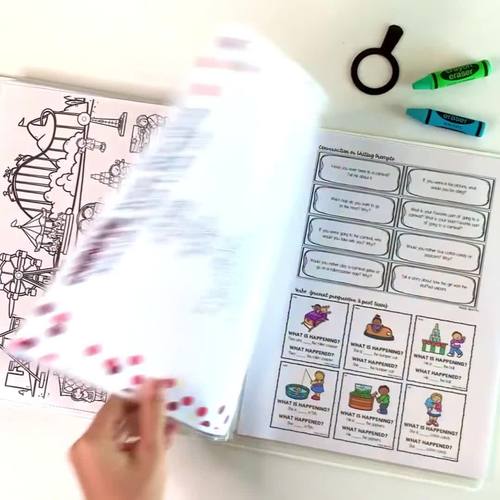 Carnival Speech Therapy Language Scene by Allison Fors | TPT