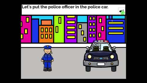 Police Station Interactive Speech & Language Activity | Community Helpers