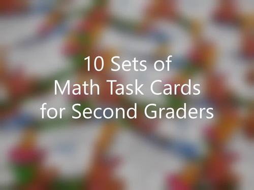 Task Cards | Second Grade Math Standards Bundle by Lessons by Molly