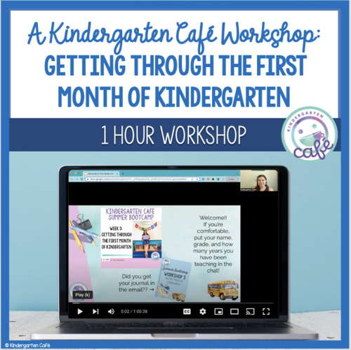 Preview of Getting Through the First Month of Kindergarten: A Kindergarten Cafe Workshop