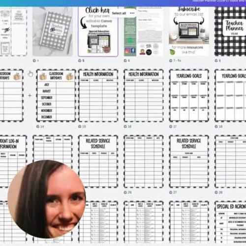 Special Education Teacher Planner Caseload Binder Digital Printable IEP ...