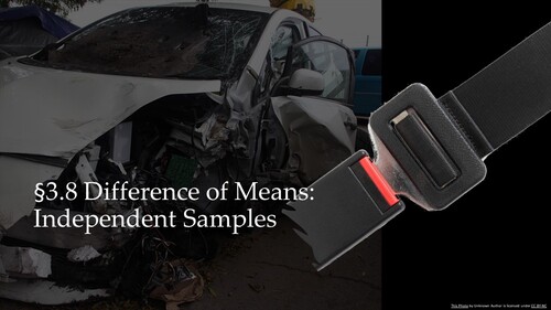 Preview of 3.8 Difference of Means - Independent Samples