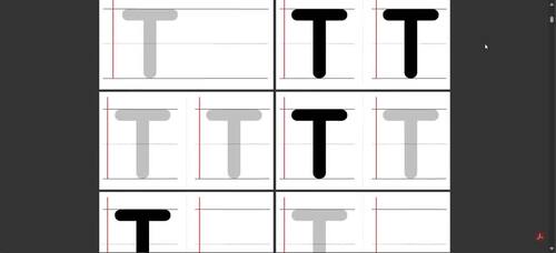 Dotted Handwriting Paper Uppercase T | Primary Lined Writing Practice ...