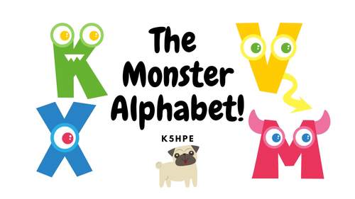 Monster Alphabet Dance #2 by K5 Hidden Peak Education | TpT