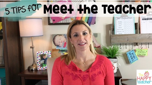 Preview of Meet the Teacher Tips