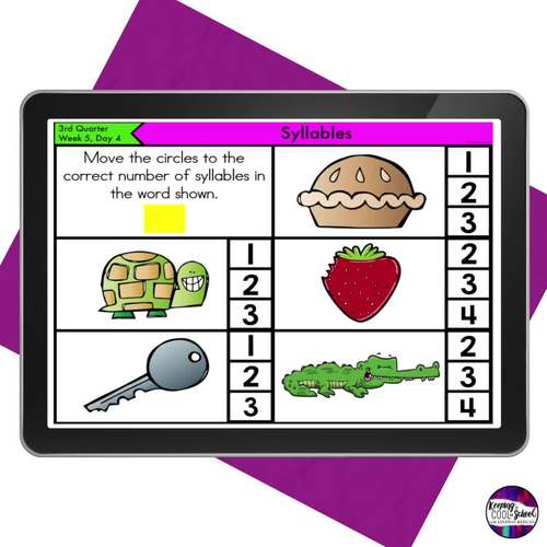 google slides kindergarten digital activities 3rd quarter