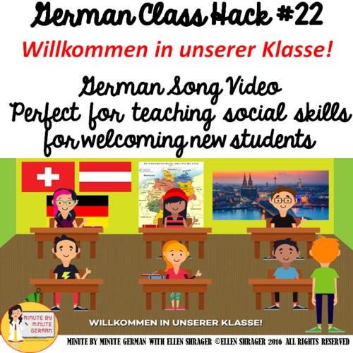 Preview of German Class Video Welcome New Student