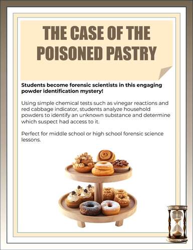 Forensic Powder Identification Lab Mystery | Forensic Science Activity
