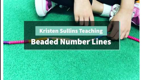 Preview of How to Use Beaded Number Lines for Math Warm Ups