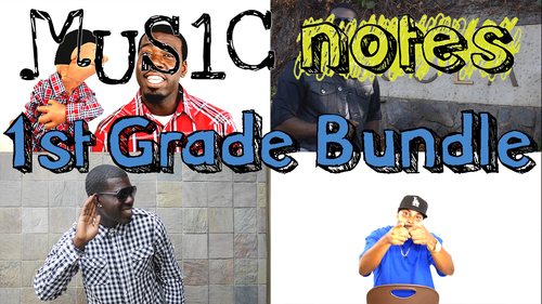 Preview of 1st Grade Music Video Bundle