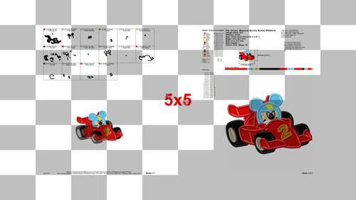 Mickey and the Roadster Racers Number 2 Fill Machine Design - Instant ...
