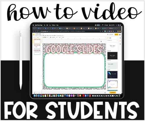 Preview of Google Slides HOW-TO For Students