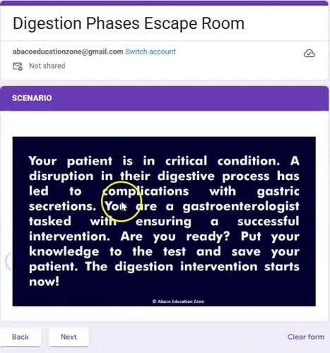 The Phases of Digestion Escape Room by Abaco Education Zone | TPT