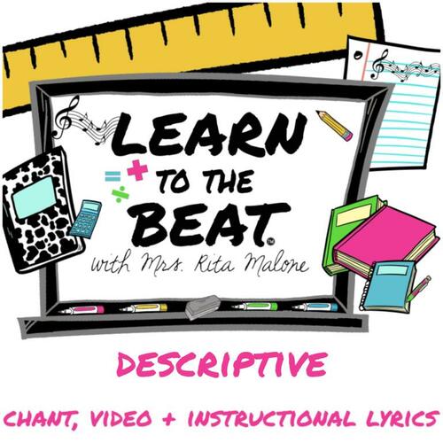 Preview of Text Structure: Descriptive Chant Video & Lyrics by L2TB w/Rita Malone
