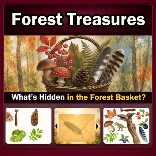 Preview of Forest Treasures: Nature Observation, Forest Clues & Critical Thinking